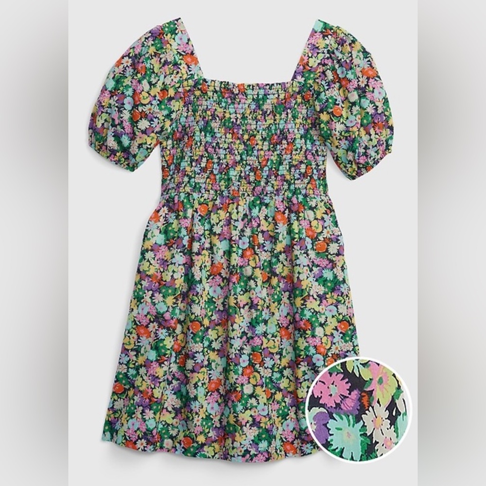 GAP Multicolor Floral Kids Dress